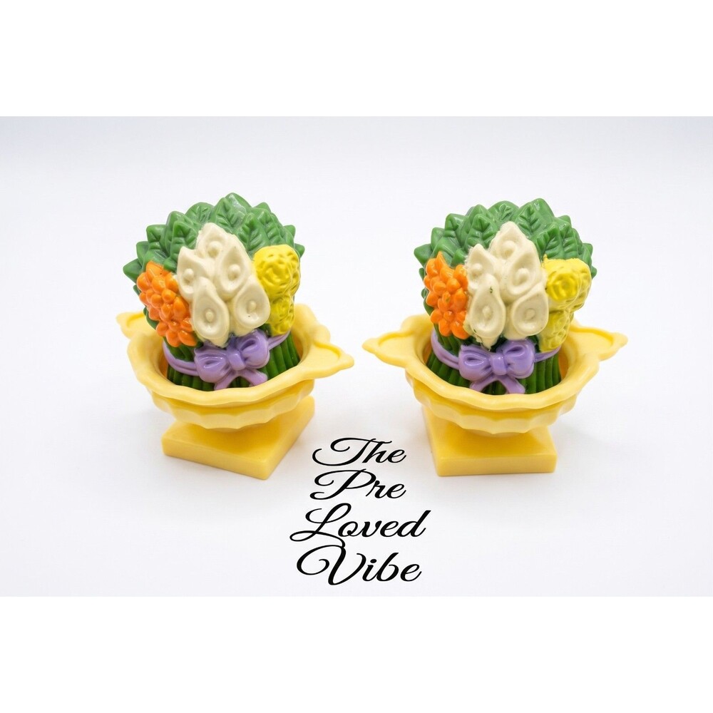 Fisher Price Loving Family Dollhouse Flowers & Pot Decoration Potted Plant Set